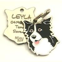 hundemarke mit gravur - border collie 4.jpg Hundemarken MjavHov - Hundemarke, Hundemarken online, Hundemarken mit gravur, gravierte Hundemarken, Hundeanhänger, Anhänger mit gravur, Hundezubehöer, Rassen Hundemarke, Tieranhänger